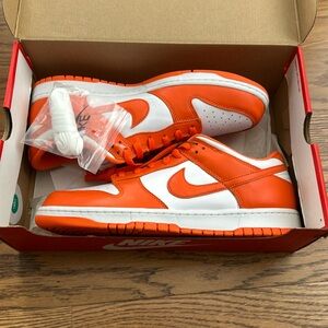 Nike Dunk Low SP. white/orange blaze. Size 12